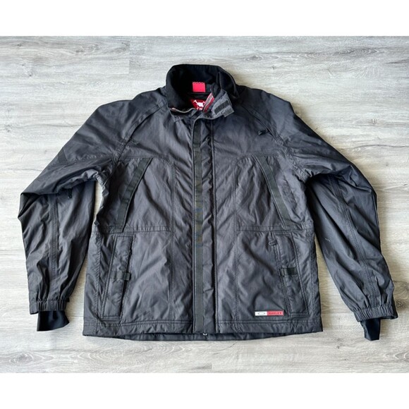 Men's Oakley Size Medium 00S Zip-Up Ski Jacket Mountain Parka Black - Picture 1 of 7